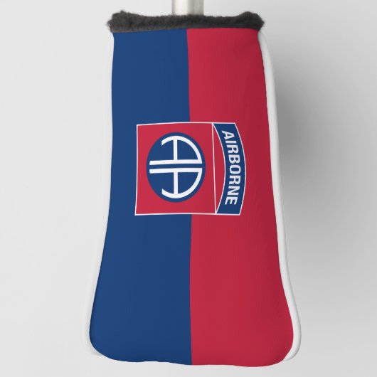 82e Veteraan, divisie Vlag militaire veteraan Golfheadcover (Draai 90)