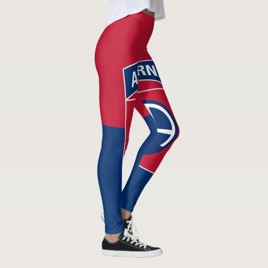 82e Veteraan, divisie Vlag militaire veteraan Leggings (Rechts)
