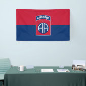 82e Veteraan, divisie Vlag militaire veteraan Spandoek (Beurs)