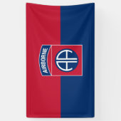 82e Veteraan, divisie Vlag militaire veteraan Spandoek (Verticaal)