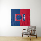 82e Veteraan, divisie Vlag militaire veteraan Wandkleed (In Situ (horizontaal))