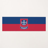 82e Veteraan, divisie Vlag militaire veteraan Yogamat (Voorkant (horizontaal))