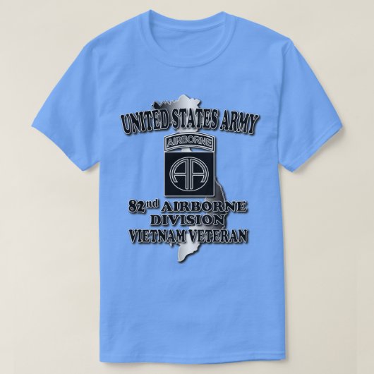82e veteraan uit Vietnam T-shirt (Design voorkant)
