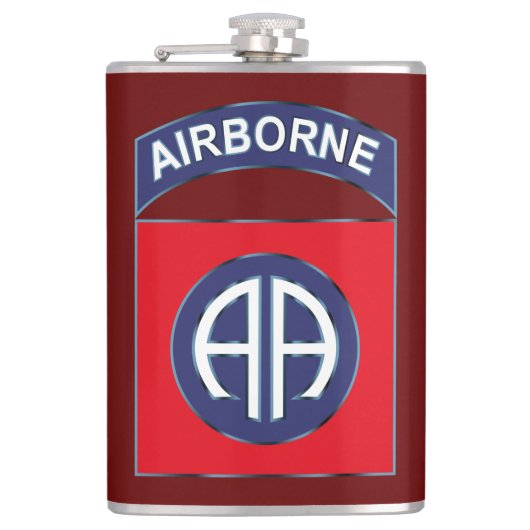 82e Vinyl Wrapped Flask in de lucht Heupfles (Voorkant)