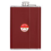 82e Vinyl Wrapped Flask in de lucht Heupfles (Achterkant)