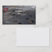 82e visitekaartje van de afdeling Luchtvaart (Voorkant / Achterkant)