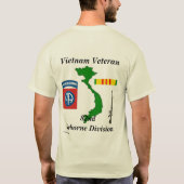 82e vlucht 1 t-shirt (Achterkant)