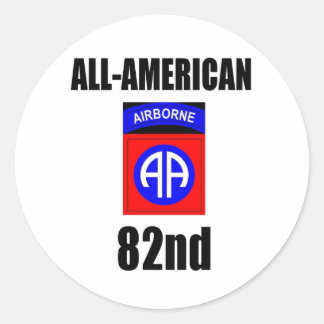 82e vlucht ronde sticker