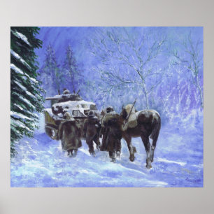 82e voorschot Luchtvaartdivisie Poster