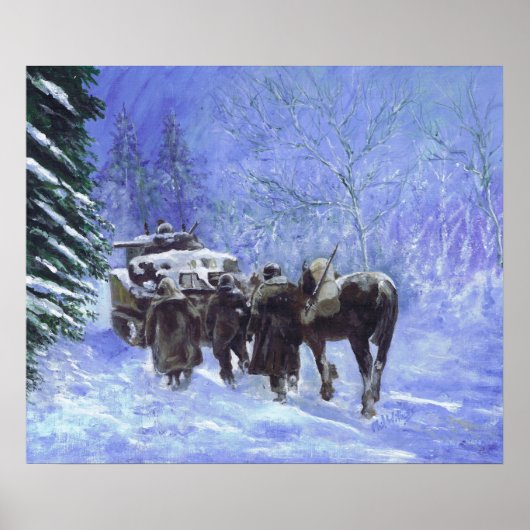 82e voorschot Luchtvaartdivisie Poster (Voorkant)