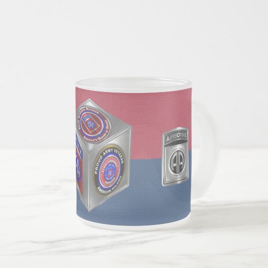 82e wegdivisie Colors Steel Cube Matglas Koffiemok (Voorkant rechts)