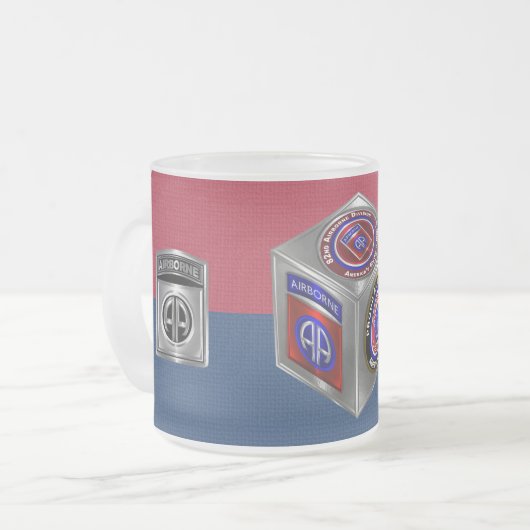 82e wegdivisie Colors Steel Cube Matglas Koffiemok (Voorkant links)