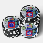 82nd Airborne All American Fort Bragg Poker Chips (Opstapeling)