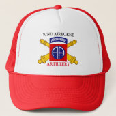 82ND AIRBORNE ARTILLERY TRUCKER PET (Voorkant)