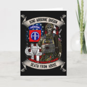 82nd Airborne Di Paratrooper Fort Bragg Jump Wings Kaart (Voorkant)