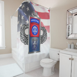 82nd Airborne Divisie “All The Way” Douchegordijn