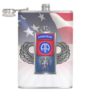82nd Airborne Divisie “All The Way” Heupfles