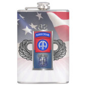 82nd Airborne Divisie “All The Way” Heupfles (Voorkant)