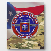 82nd Airborne Divisie Fotoplaat (Voorkant)