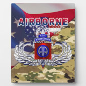 82nd Airborne Divisie Fotoplaat (Voorkant)