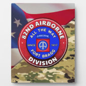 82nd Airborne Divisie Fotoplaat (Voorkant)