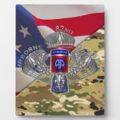 82nd Airborne Divisie Fotoplaat (Voorkant)