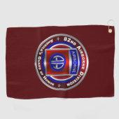 82nd Airborne Divisie Golfhanddoek (Horizontaal)