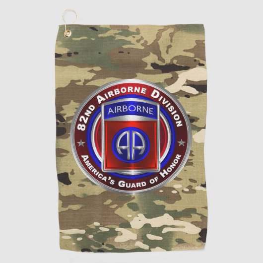 82nd Airborne Divisie Golfhanddoek (Voorkant)