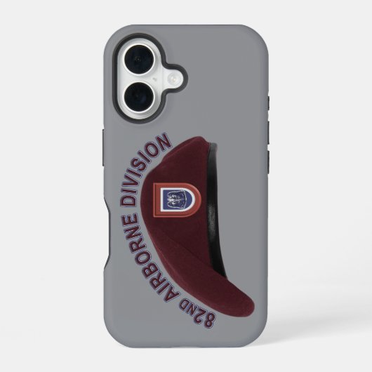 82nd Airborne Divisie iPhone 16 Hoesje (Achterkant)