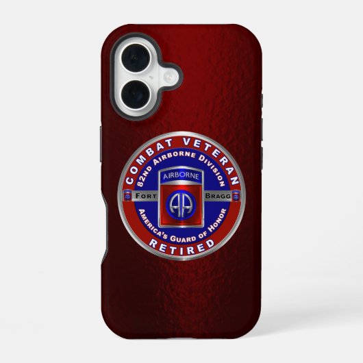 82nd Airborne Divisie iPhone 16 Hoesje (Achterkant)