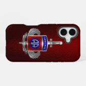 82nd Airborne Divisie iPhone 16 Hoesje (Achterkant horizontaal)