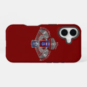 82nd Airborne Divisie iPhone 16 Hoesje (Achterkant horizontaal)