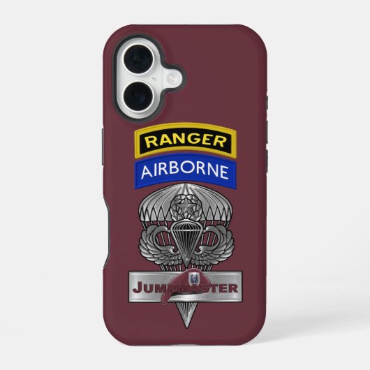 82nd Airborne Divisie iPhone 16 Hoesje (Achterkant)