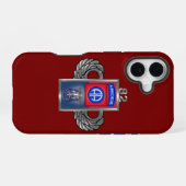 82nd Airborne Divisie iPhone 16 Hoesje (Achterkant horizontaal)