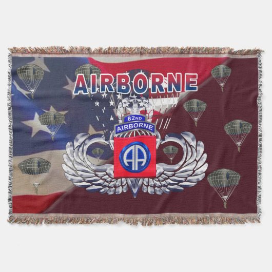 82nd Airborne Divisie - Lage Prijs Deken (Voorkant)