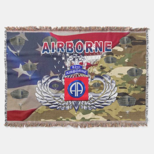 82nd Airborne Divisie - Lagere Prijs Deken (Voorkant)