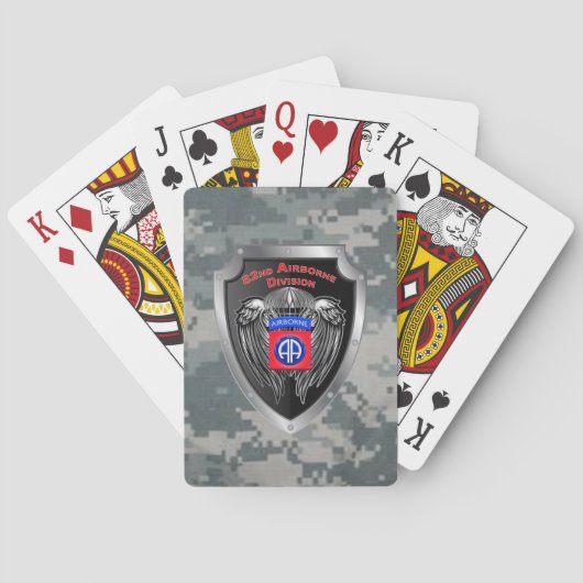 82nd Airborne Divisie Pokerkaarten (Achterkant)