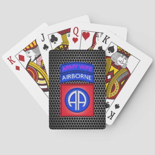 82nd Airborne Divisie Pokerkaarten (Achterkant)