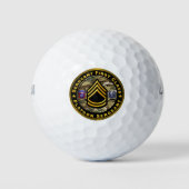 82nd Airborne Divisie SFC Sergeant Eerste Klas Golfballen (Voorkant)