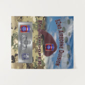 82nd Airborne Divisie  Wandkleed (Voorkant (horizontaal))