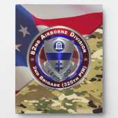 82nd Airborne Division 2de Brigade Fotoplaat (Voorkant)