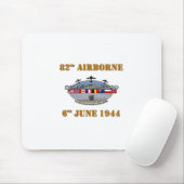 82nd Airborne Division 6th June 1944 Muismat (Met muis)