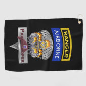 82nd Airborne Division Airborne Ranger Golfhanddoek (Horizontaal)