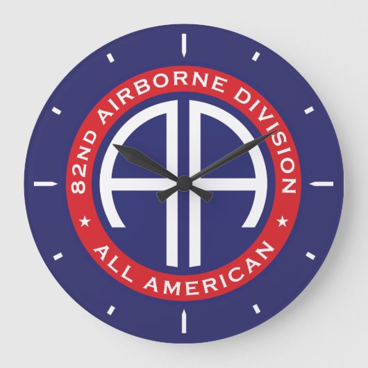 82nd Airborne Division All American Casual Patch Grote Klok (Voorkant)