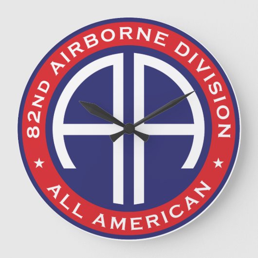 82nd Airborne Division All American Casual Patch Grote Klok (Voorkant)