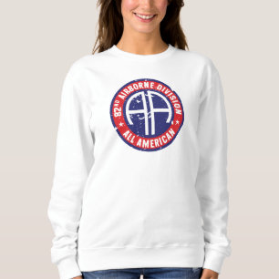 82nd Airborne Division "All American" Grunge Vrouw Trui
