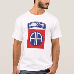 82nd Airborne Division All American Service Badge T-shirt