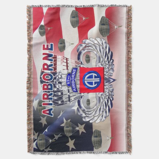 82nd Airborne Division  Deken (Voorkant Verticaal)