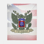 82nd Airborne Division Fleece Deken (Voorkant)