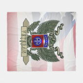 82nd Airborne Division Fleece Deken (Voorkant (Horizontaal))